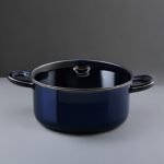 3 5 quart enameled braiser pan