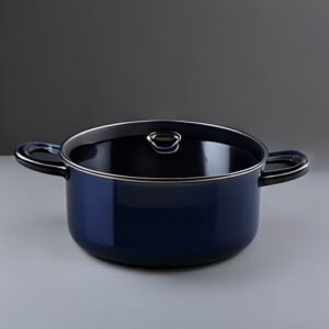 3 5 quart enameled braiser pan