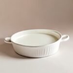 ceramic casserole dish with lid