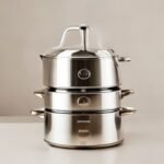 multi tier steamer pot set
