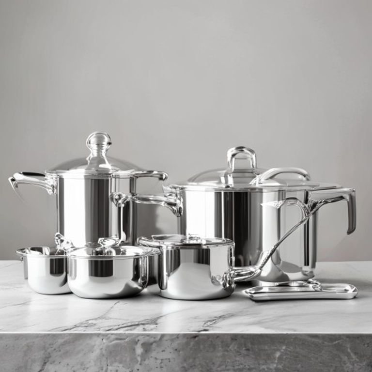 professional 10 piece stainless steel cookware set professional 10 piece stainless steel cookware set